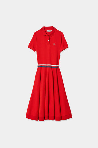 Lacoste - Women's Fitted Cotton Polo Dress