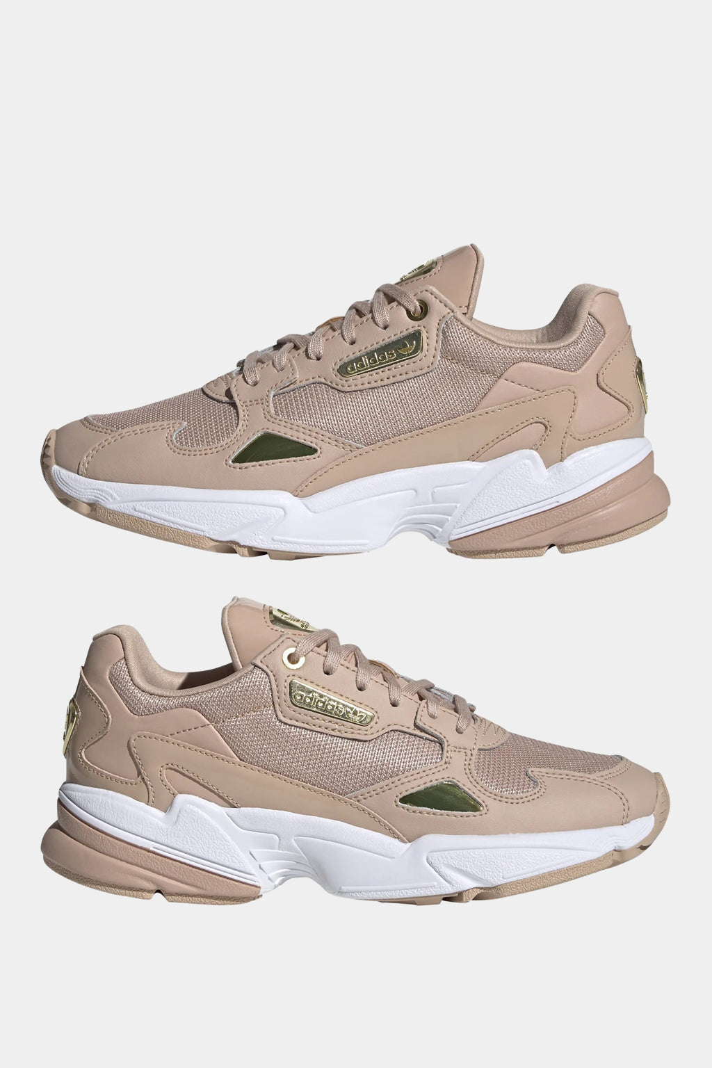 Adidas falcon shoes beige 2025