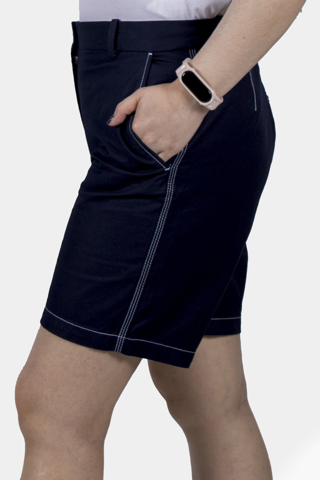Lacoste - Slim Fit Stretch Gabardine Bermuda Shorts