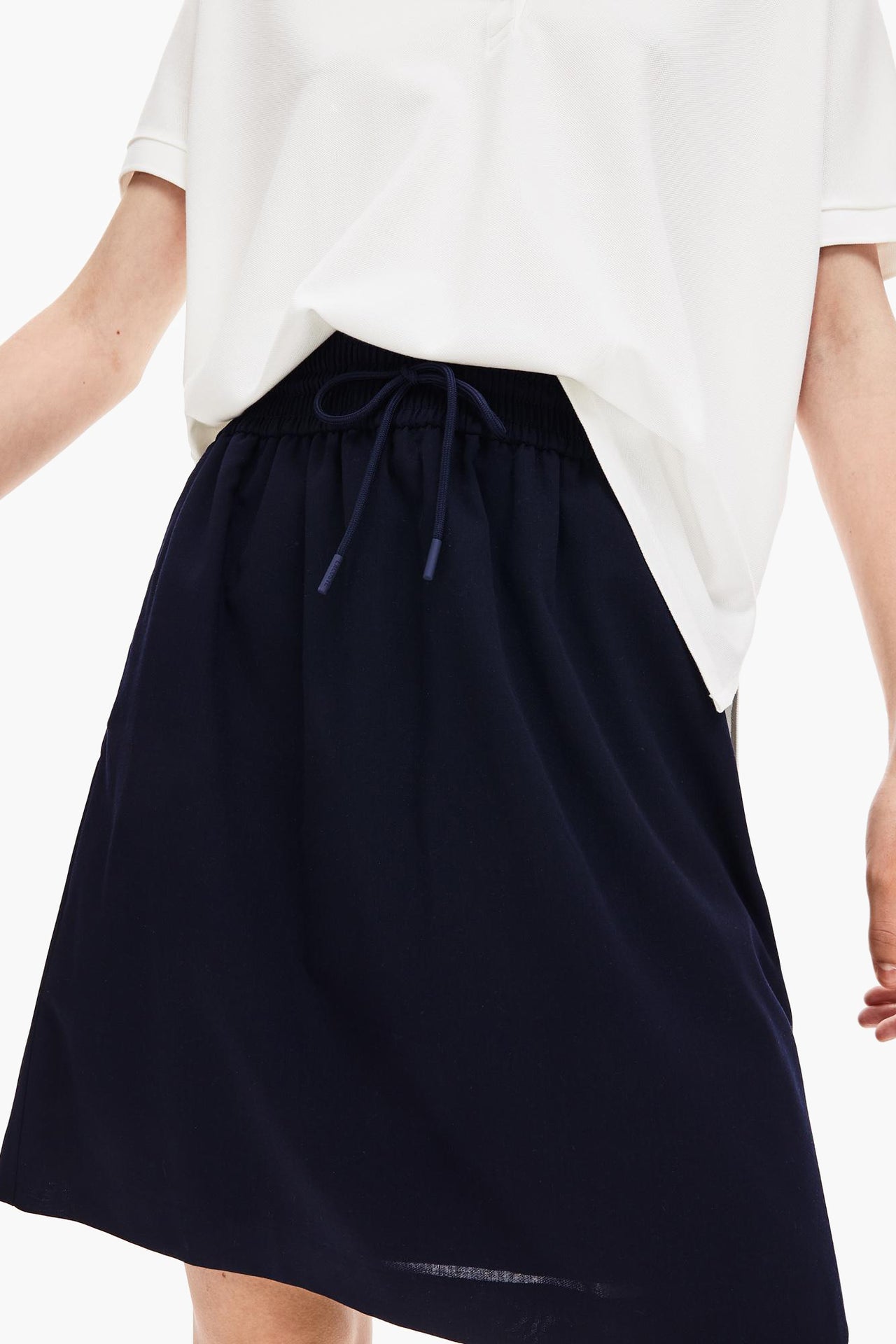 Lacoste - Lacoste Women's Gabardine Tie Waist Skirt