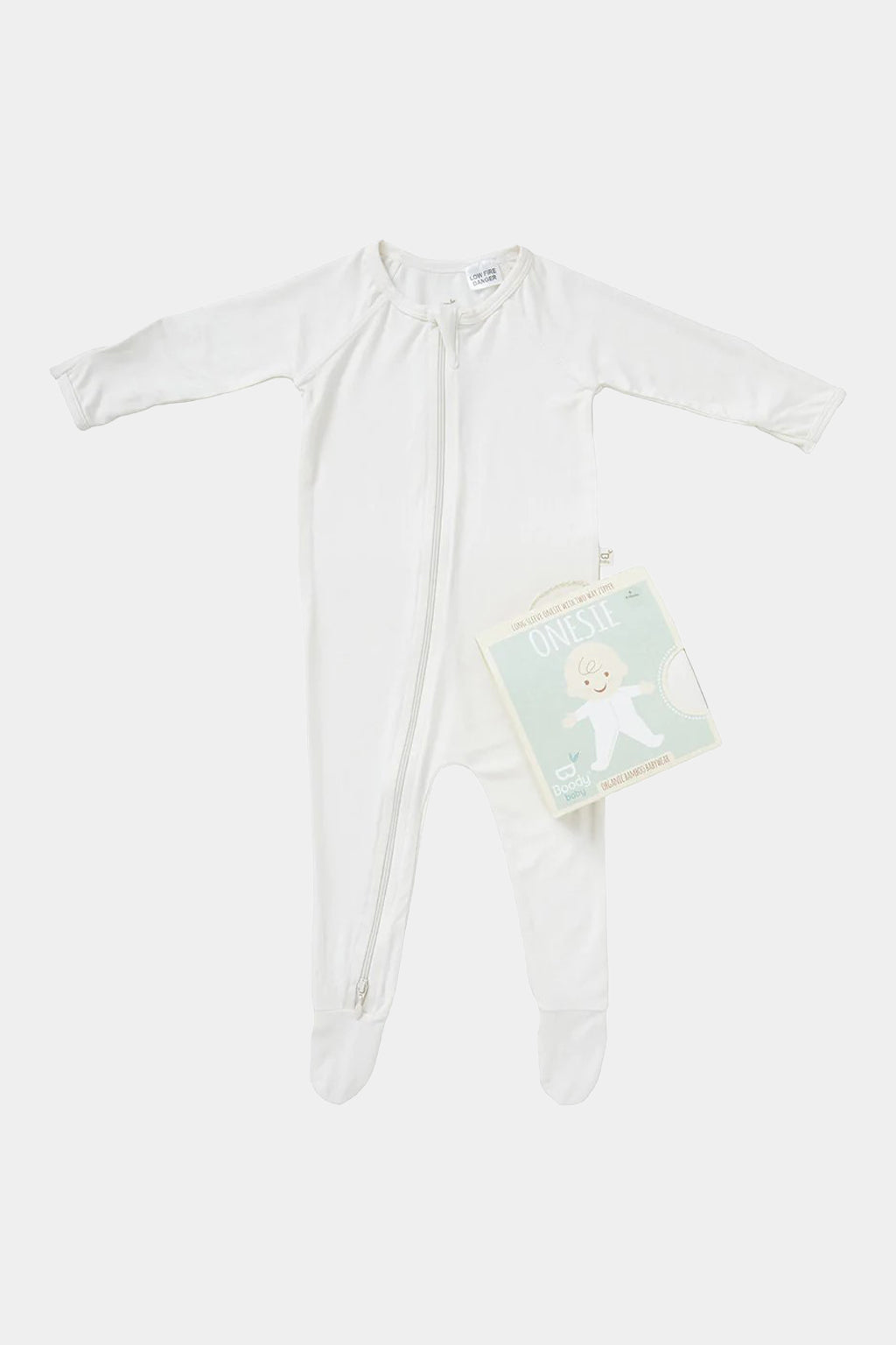 Boody - Long Sleeve Onesie with Two Way Zipper