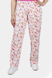 Thumbnail for Bianco Nero Printed Pajamas Bottom