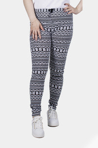 Thumbnail for Bianco Nero Printed Leggings