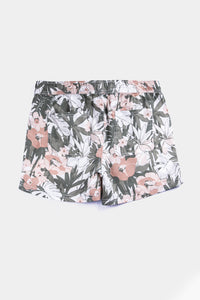 Thumbnail for C&C Calfornia - Leaf Print Pork Chop Pocket Pull-On Shorts