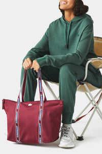 Thumbnail for Lacoste - Color Block Branded Tote Bag