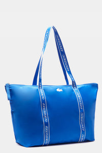 Thumbnail for Lacoste - Color Block Branded Tote Bag
