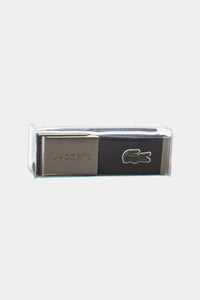 Thumbnail for Lacoste - Made In France Engraved Buckle Woven Fabric Belt