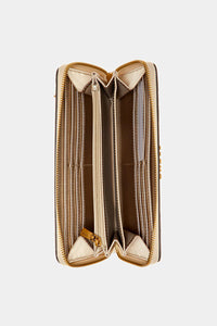 Thumbnail for Guess Brown Logo Laurel Large Wallet