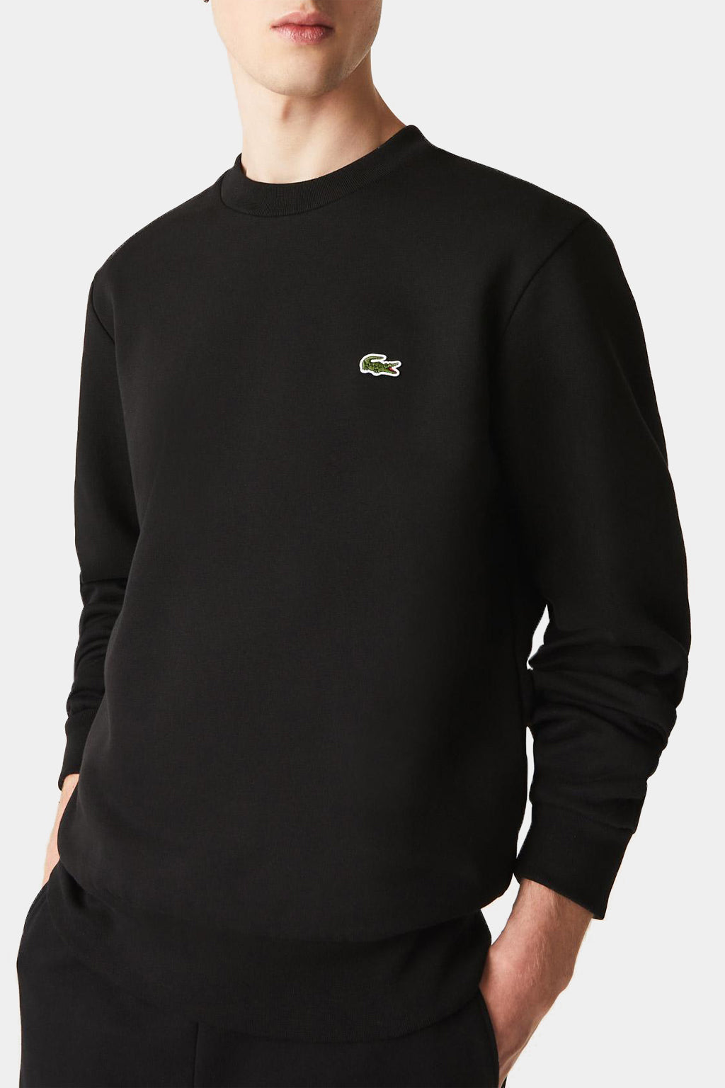 Lacoste-Organic Brushed Cotton Sweatshirt