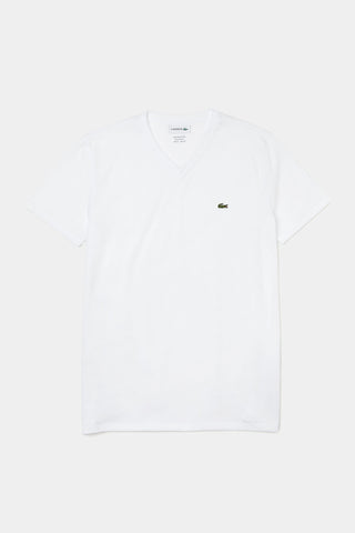 Lacoste V-neck Pima Cotton Jersey T-shirt