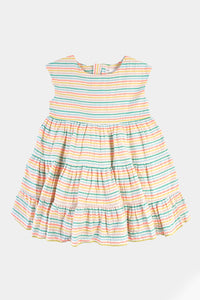 Thumbnail for Marks & Spencer - Cotton Seersucker Striped Dress