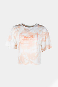 Thumbnail for Vans - Off The Wall Pink & White Tie-Dye Crop