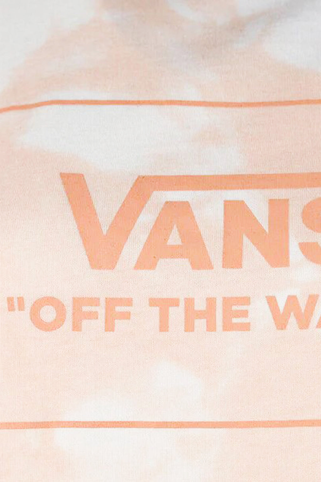 Vans - Off The Wall Pink & White Tie-Dye Crop