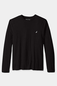 Thumbnail for Nautica - Solid Long Sleeve Crewneck Tee T-Shirt