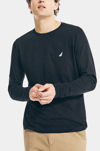 Thumbnail for Nautica - Solid Long Sleeve Crewneck Tee T-Shirt