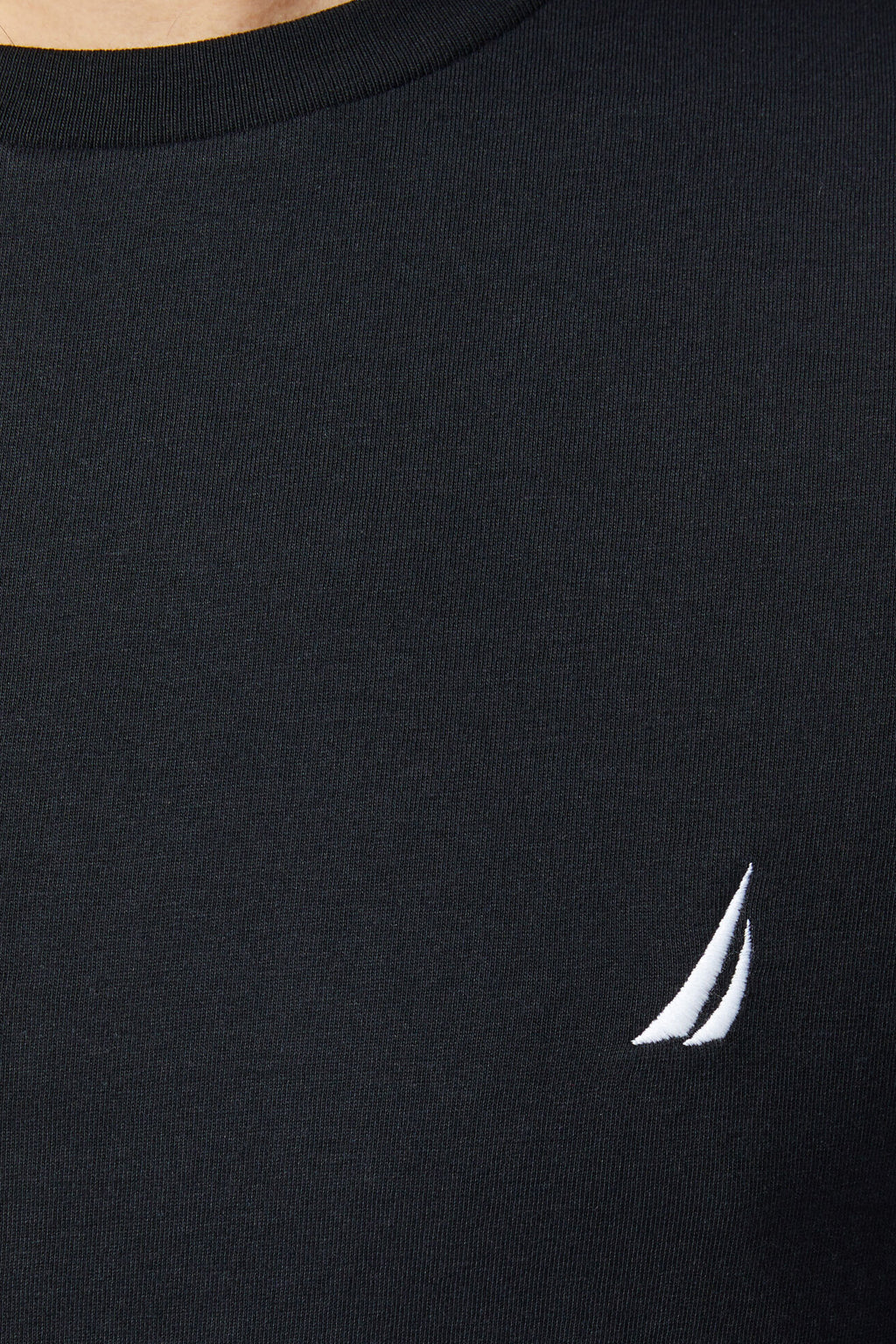 Nautica - Solid Long Sleeve Crewneck Tee T-Shirt